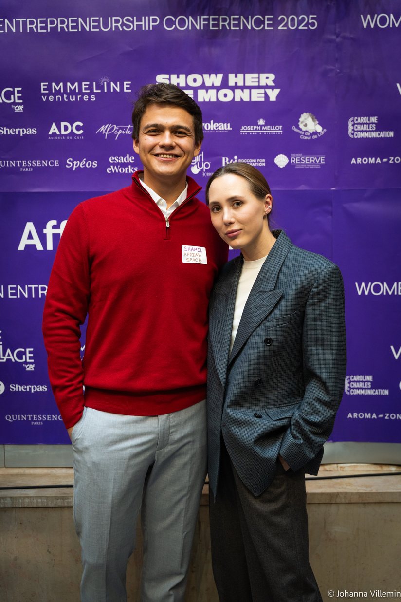 Rafaella and Shamil, founders of Affina Space