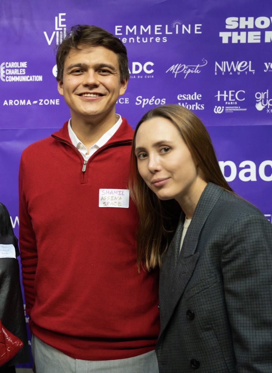 Rafaella and Shamil — founders of Affina Space